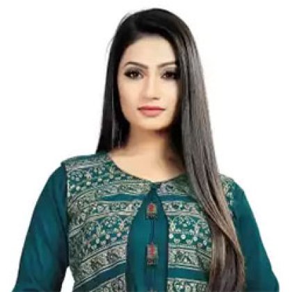 ShreeJi ETP Belt Style Satin Silk Black Saree With Blouse